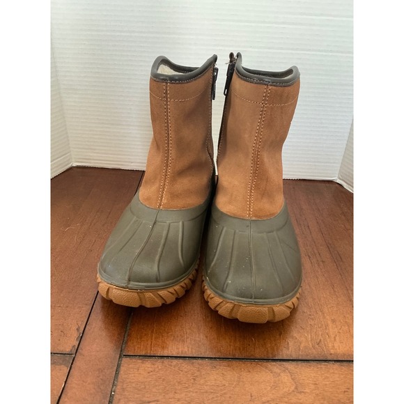 Lacrosse Womens Aero Timber Zip Up 8in Brown Suede Rubber Winter Boots Size 8 - Picture 2 of 7